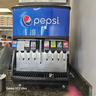 Pepsi fountain drinks