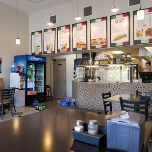 sushi and sashimi, interior