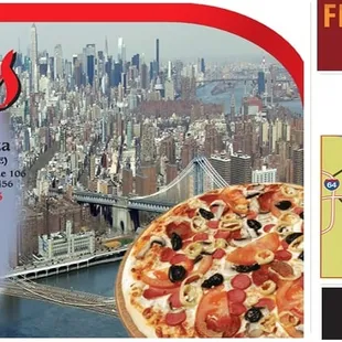 pizza, outside