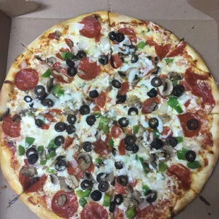 pizza, food