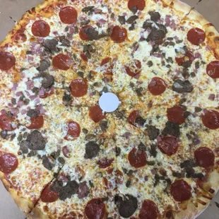 pizza, food
