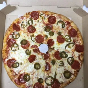 pizza, food