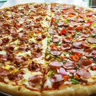 pizza, food
