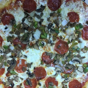 pizza, food