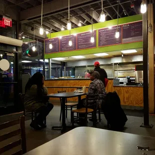 two people sitting at a table