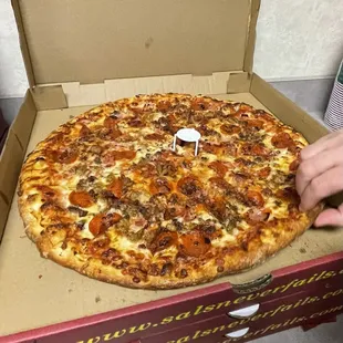 pizza, food