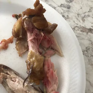 Raw chicken! And not just the one piece the entire order! Never again!!!!