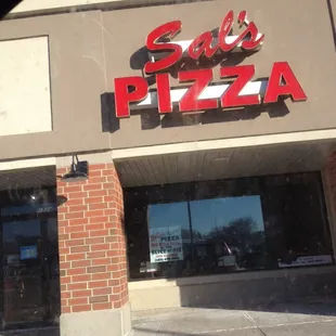 the front of the restaurant