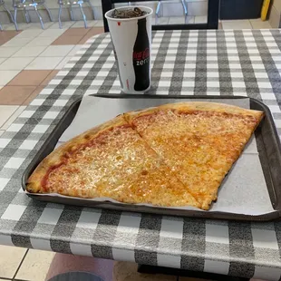 The two slices and a drink special....