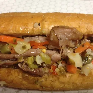 italian beef w/Giardinera
