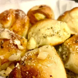 Hand made Garlic knots!