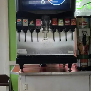 a soda dispenser