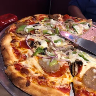 pizza, food