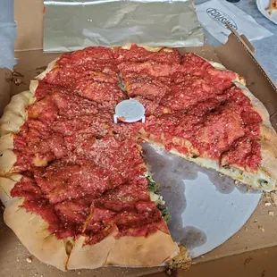 14in Chicago stuffed pizza!