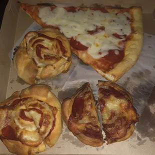 a pizza in a box