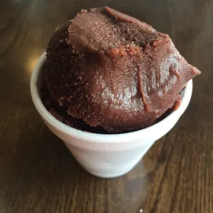 The best chocolate ice I've ever had