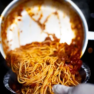 Sal's Spaghetti With Meat Sauce