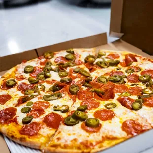Sal's Jalapeño and Pepperoni Pizza