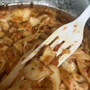 Diced chicken grilled is not Chicken parm!