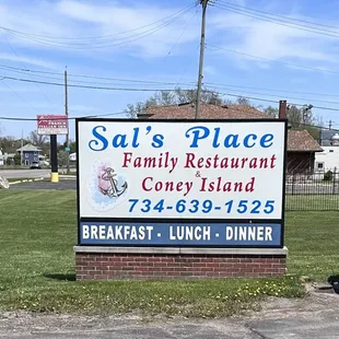 Outside signage
