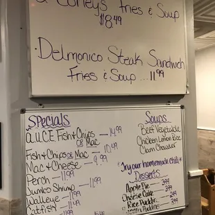 Specials board