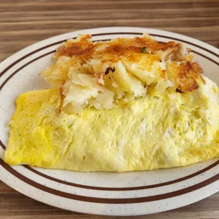 an omelet on a plate