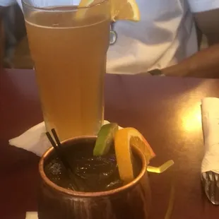 Blue moon and my tropical mule