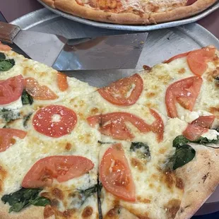 Pizza Della Casa (minus onion), Quatro Formaggi