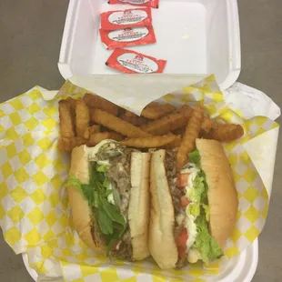 Sal's Signature Philly and fries