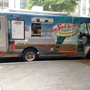 Sal's food truck. Their philly cheese steak is very good!