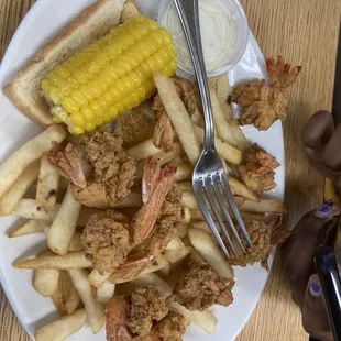 Fried Shrimp Plate