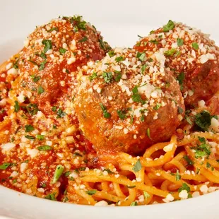 spaghetti and meatballs