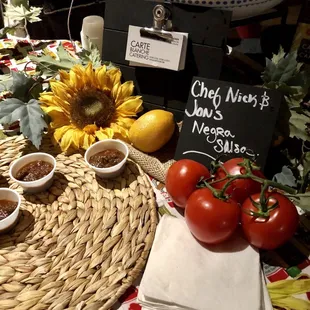 Negra Salsa made with black garlic