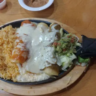 Sizzling enchilada