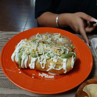 Steak chimichanga