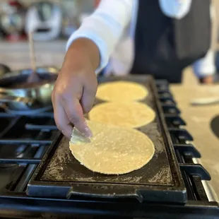 Option to have hand made tortillas