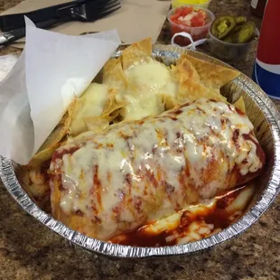 California burrito-enchilada style!