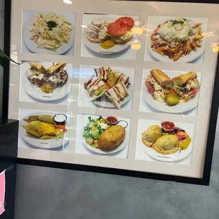 a picture of a variety of food items