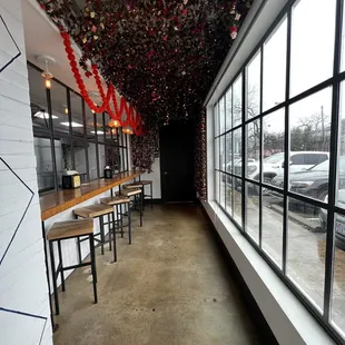 How cute is this space leading to the restroom, I see a quick photo sesh!
