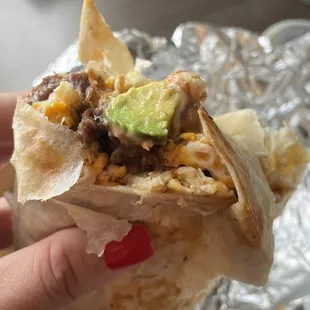 El Capitian Barbacoa Burrito