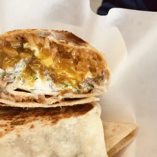 Our Bfast Burritos are really out if this galaxy. Bfast is served all day!