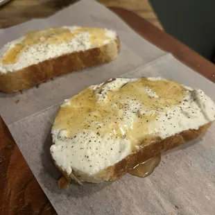 Ricotta bruschetta