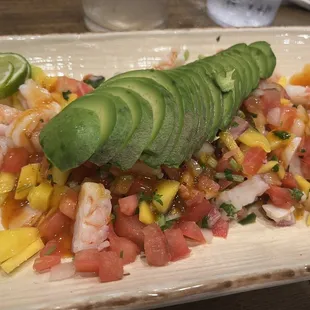 Mango Habanero Shrimp Ceviche