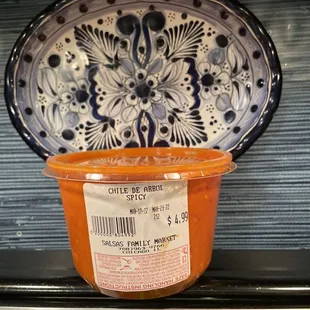 Chile de arbol salsa! The best!!!!