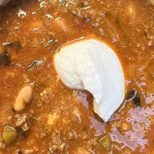 Cactus beef chili