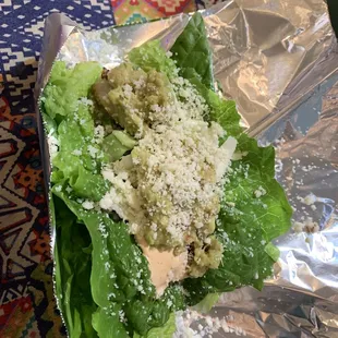 Keto shrimp taco! Yummy!