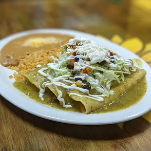 Enchiladas plate