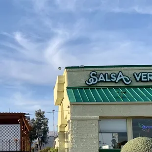 Patio and entrance