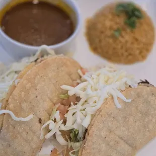 Long shredded beef taco