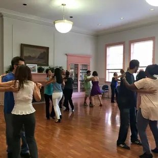 Salsa Saturday class on August 1, 2015